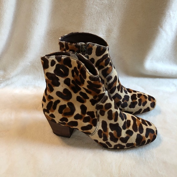 Boden Shoes - Boden Animal Print Ankle Boots